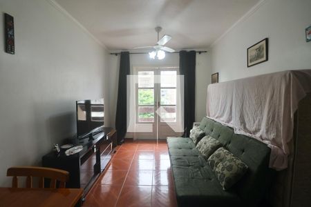 Sala de apartamento para alugar com 1 quarto, 76m² em Balneario Cidade Atlantica, Guarujá