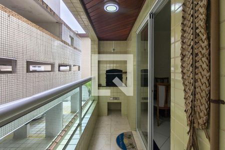 Sacada  de apartamento para alugar com 2 quartos, 81m² em Guilhermina, Praia Grande