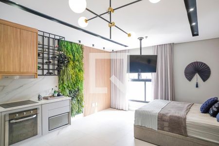 Sala/Quarto de kitnet/studio para alugar com 1 quarto, 37m² em Boa Vista, São Caetano do Sul