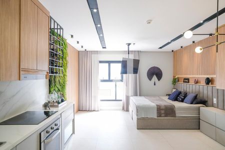 Sala/Quarto de kitnet/studio para alugar com 1 quarto, 37m² em Boa Vista, São Caetano do Sul