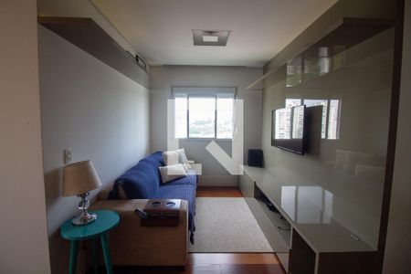 Sala de apartamento para alugar com 2 quartos, 82m² em Jardim Caravelas, São Paulo