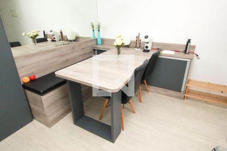 Sala de Jantar de apartamento à venda com 2 quartos, 46m² em Vila Homero Thon, Santo André