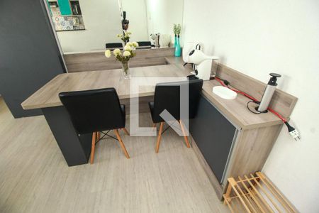 Sala de Jantar de apartamento à venda com 2 quartos, 46m² em Vila Homero Thon, Santo André