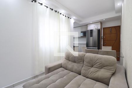 Sala de apartamento à venda com 2 quartos, 70m² em Vila Vitória, Santo André
