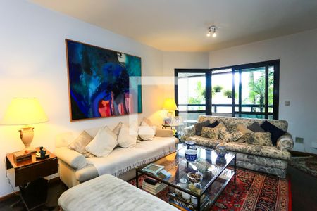 Sala  de apartamento para alugar com 3 quartos, 123m² em Real Parque, São Paulo