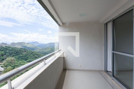 varanda sala de apartamento à venda com 2 quartos, 77m² em Vale do Sereno, Nova Lima