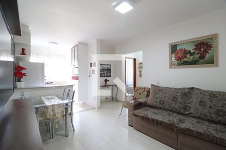 Sala de apartamento para alugar com 2 quartos, 56m² em Daniel Fonseca, Uberlândia