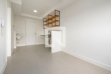 Sala/Cozinha de apartamento para alugar com 1 quarto, 28m² em Vila Romana, São Paulo