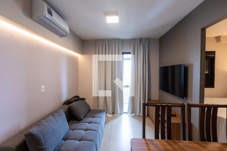 Sala de apartamento para alugar com 1 quarto, 44m² em Bosque, Campinas