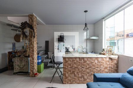 Sala e Cozinha de casa para alugar com 2 quartos, 50m² em Jardim Nordeste, São Paulo