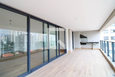 Varanda de apartamento à venda com 3 quartos, 190m² em Brooklin, São Paulo