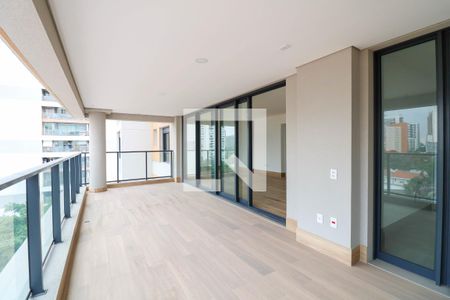 Varanda de apartamento à venda com 3 quartos, 190m² em Brooklin, São Paulo
