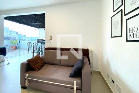 Sala de Estar de apartamento para alugar com 2 quartos, 133m² em Santo Antônio, Belo Horizonte