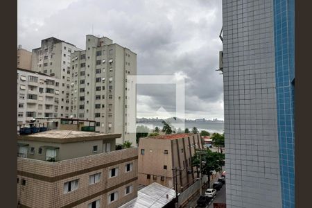Vista da Sala de apartamento para alugar com 2 quartos, 99m² em Itararé, São Vicente