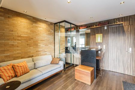 Sala de apartamento para alugar com 1 quarto, 49m² em Vila Olímpia, São Paulo