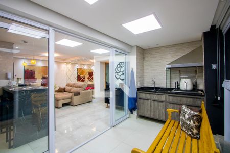 Varanda gourmet de apartamento à venda com 2 quartos, 84m² em Parque Bandeirante, Santo André