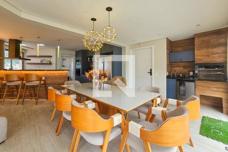 Sala de apartamento para alugar com 3 quartos, 114m² em Jardim Tres Marias, Guarujá