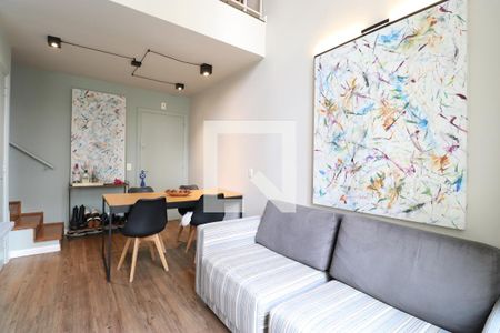 Sala de apartamento para alugar com 1 quarto, 50m² em Pompeia, São Paulo