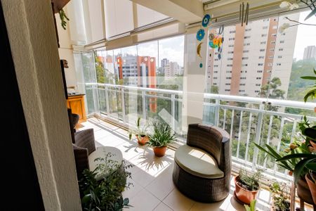 Varanda gourmet de apartamento à venda com 3 quartos, 163m² em Vila Andrade, São Paulo