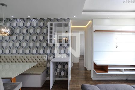 Sala de apartamento para alugar com 2 quartos, 49m² em Vila Mogilar, Mogi das Cruzes