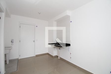 Sala e Cozinha de kitnet/studio para alugar com 1 quarto, 27m² em Pinheiros, São Paulo