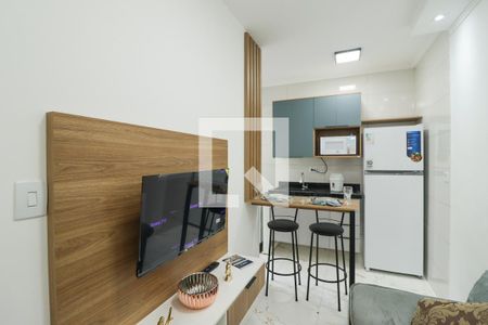 Sala/Cozinha/Área de Serviço de apartamento à venda com 1 quarto, 24m² em Santana, São Paulo