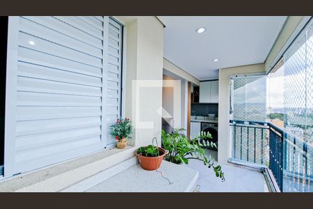 Varanda da Sala de apartamento à venda com 2 quartos, 61m² em Jardim Bom Clima, Guarulhos