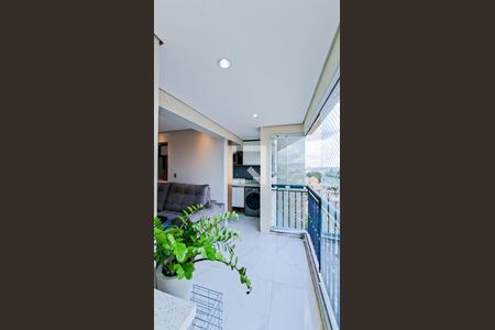 Varanda da Sala de apartamento à venda com 2 quartos, 61m² em Jardim Bom Clima, Guarulhos