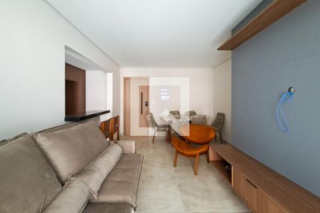 Sala de apartamento para alugar com 2 quartos, 116m² em Vilamar, Praia Grande