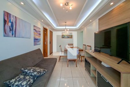 Sala de apartamento para alugar com 3 quartos, 122m² em Vilamar, Praia Grande