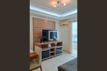 Sala de apartamento para alugar com 3 quartos, 122m² em Vilamar, Praia Grande