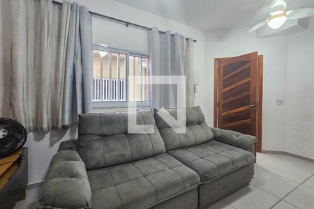 Sala de casa de condomínio para alugar com 2 quartos, 82m² em Enseada, Guarujá