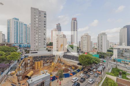 Vista da Varanda de apartamento à venda com 1 quarto, 48m² em Pinheiros, São Paulo