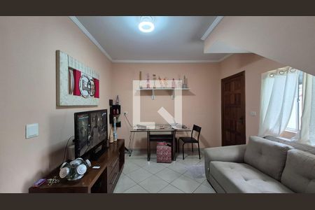 Sala de casa à venda com 5 quartos, 350m² em Vila Humaita, Santo André