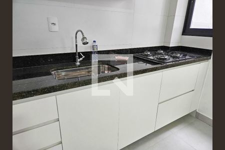 Sala/Cozinha de apartamento à venda com 2 quartos, 70m² em Vila Guiomar, Santo André