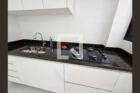 Sala/Cozinha de apartamento à venda com 2 quartos, 70m² em Vila Guiomar, Santo André