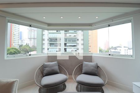 Sala de apartamento à venda com 2 quartos, 94m² em Jardim, Santo André