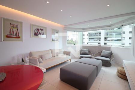 Sala de apartamento à venda com 2 quartos, 94m² em Jardim, Santo André