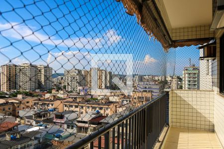 Varanda da Sala de apartamento à venda com 3 quartos, 226m² em Todos Os Santos, Rio de Janeiro