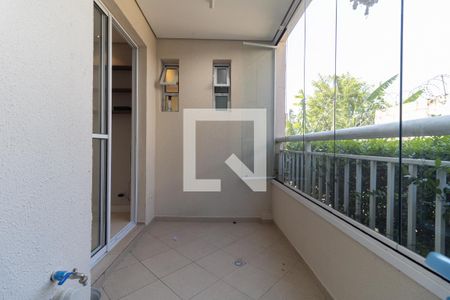 Varanda da Sala de apartamento para alugar com 2 quartos, 65m² em Vila Caraguata, São Paulo