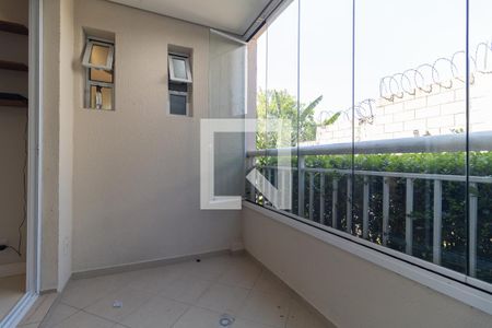 Varanda da Sala de apartamento para alugar com 2 quartos, 65m² em Vila Caraguata, São Paulo