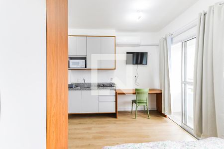 Studio - Quarto e Cozinha de apartamento para alugar com 1 quarto, 24m² em Butantã, São Paulo