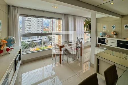 Sala de apartamento para alugar com 3 quartos, 90m² em Santa Cruz, Belo Horizonte