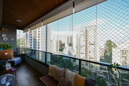 Varanda de apartamento à venda com 4 quartos, 210m² em Morumbi, São Paulo