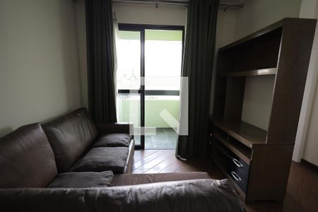Sala de apartamento à venda com 2 quartos, 68m² em Vila Homero Thon, Santo André