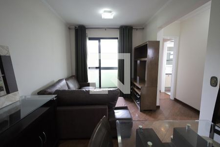 Sala de apartamento à venda com 2 quartos, 68m² em Vila Homero Thon, Santo André