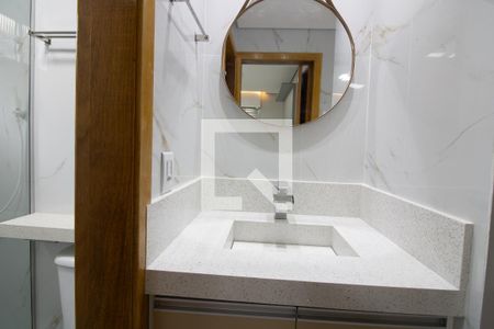 Pia / Banheiro de apartamento para alugar com 2 quartos, 54m² em Conjunto Habitacional Padre Manoel da Nobrega, São Paulo