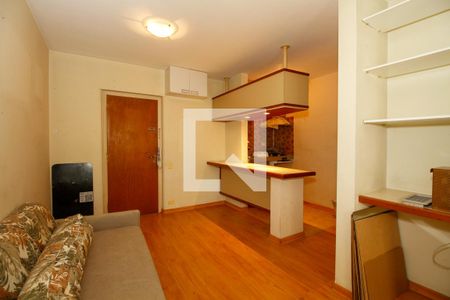 Sala e Cozinha de apartamento à venda com 2 quartos, 36m² em Jardim Paulista, São Paulo