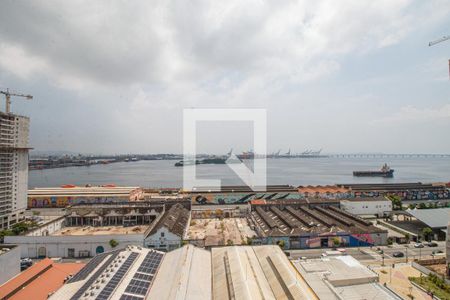 Sala Varanda Vista de apartamento para alugar com 2 quartos, 42m² em Santo Cristo, Rio de Janeiro