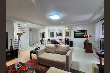 Sala  de apartamento à venda com 3 quartos, 280m² em Recreio dos Bandeirantes, Rio de Janeiro